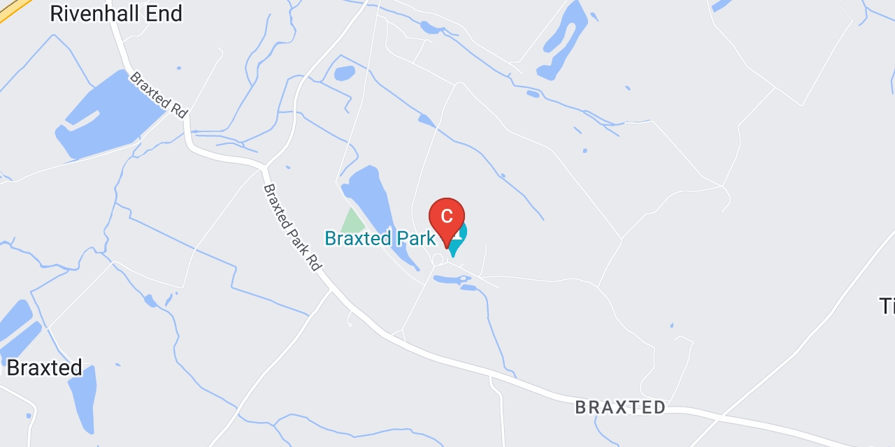 Map showing location of Braxted Park Estate, Great Braxted, Essex, CM8 3EN