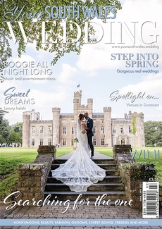 Cover of the March/April 2022 issue of Your South Wales Wedding magazine