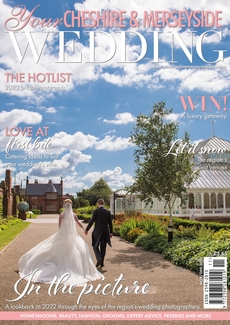Cover of the November/December 2022 issue of Your Cheshire & Merseyside Wedding magazine