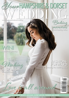 Cover of the May/June 2023 issue of Your Hampshire & Dorset Wedding magazine