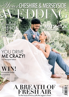Cover of the September/October 2023 issue of Your Cheshire & Merseyside Wedding magazine