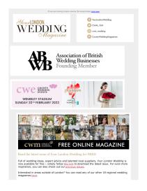 Your London Wedding magazine - November 2021 newsletter