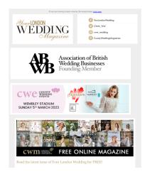Your London Wedding magazine - May 2022 newsletter