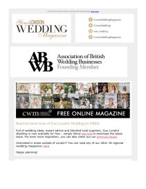 Your London Wedding magazine - September 2021 newsletter
