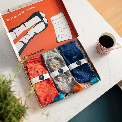 The launch of sock subscription service, The Sock Butler
