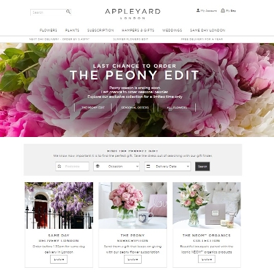 London's Appleyard Flowers & Blooming Gifts joins One4all Gift Cards