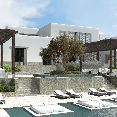Odera is a new luxury resort in Tinos, Greece, set to open mid 2024