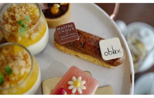 Oblix at the Shard and Maître Choux to partner for autumnal afternoon tea: Image 1