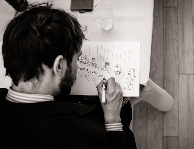 Find out more about London's Ollie Randall Wedding Cartoonist: Image 2