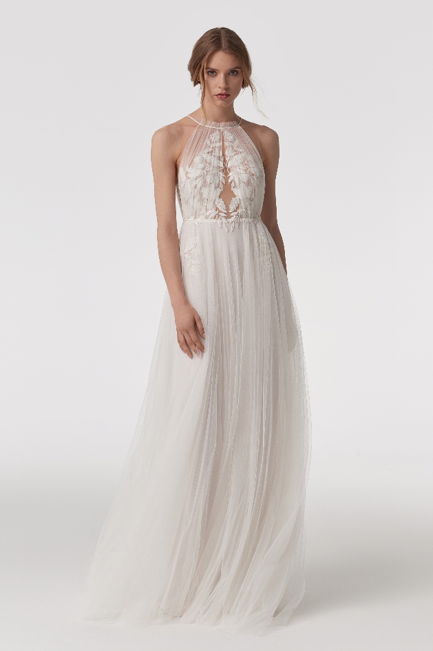 Bride wearing Chey by Anna Kara available at Blackburn Bridal Couture in Blackheath