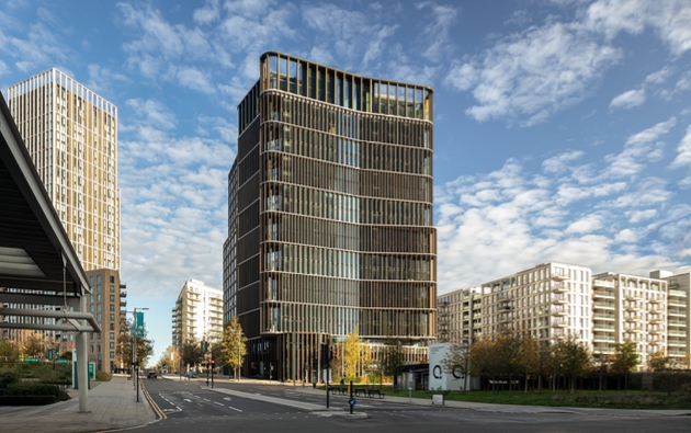 The exterior of Stratford's The Gantry hotel