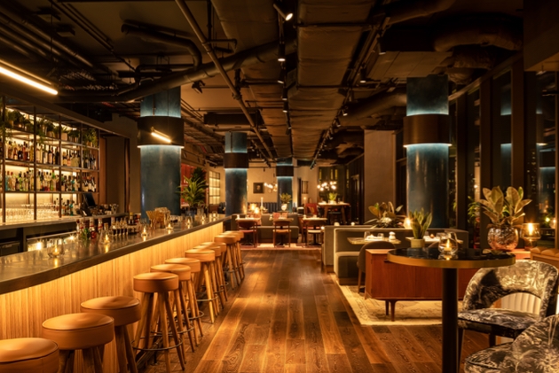 Interior of Union Social at The Gantry hotel
