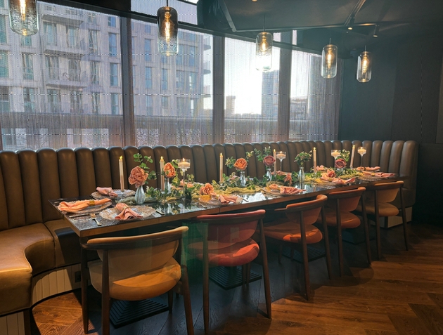 Private Dining Room at Stratford's The Gantry hotel