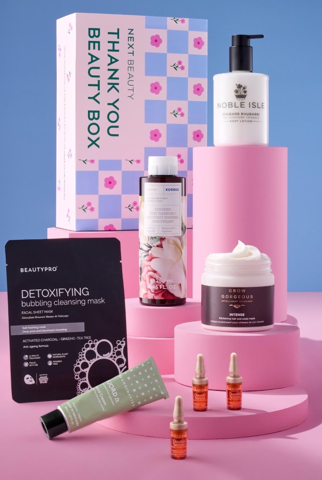 Beauty products at Next