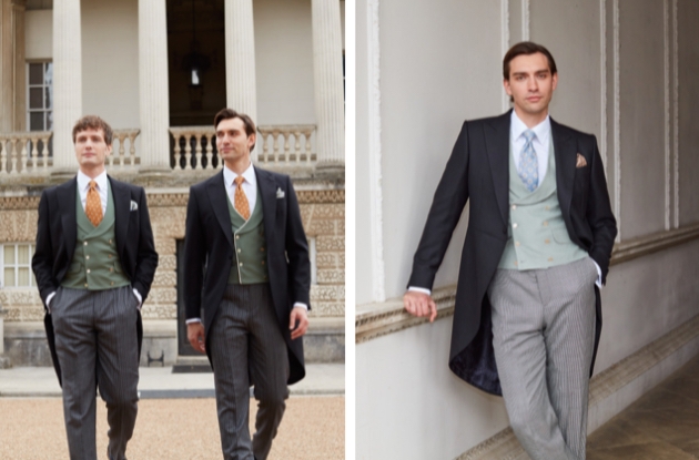 Favourbrook suits, waistcoats, ties and pocket handkerchiefs